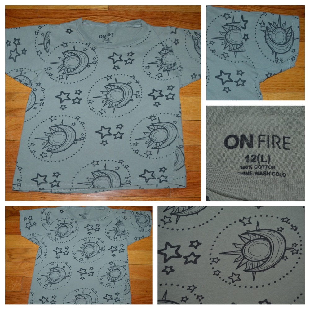 Youth girls On Fire graphic tee, size 12